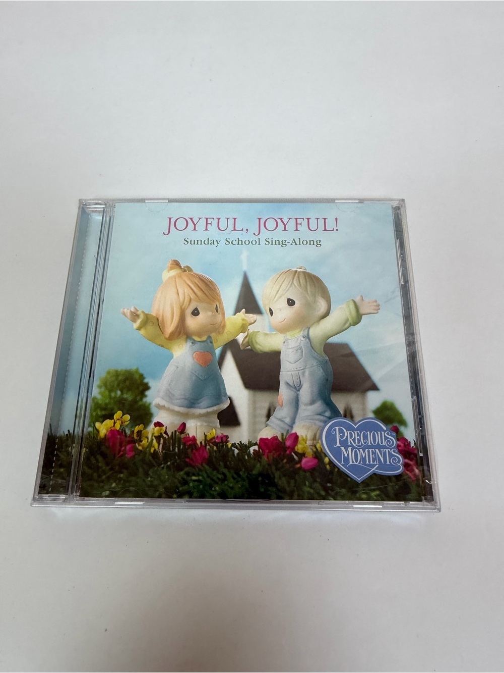 Precious Moments Pastel Yellow and Pink Children's Sing-Along CD Back Cover